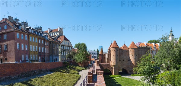 City wall and old houses