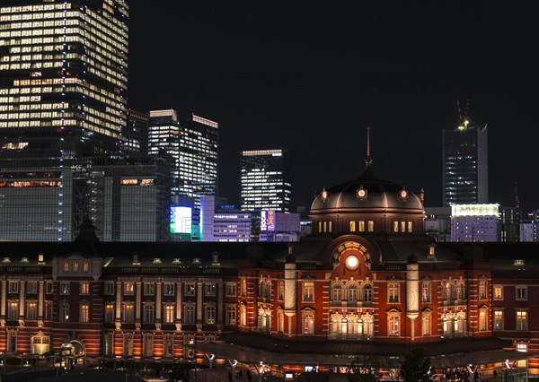 Tokyo Station at Night