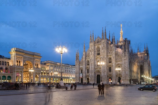 Galleria Vittorio Emanuele II and Milan Cathedral