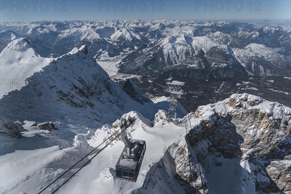 Tiroler Zugspitzbahn gondola to Zugspitze