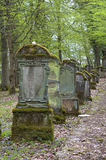 Grave stones built on a Jewish cemetery in the 16th century