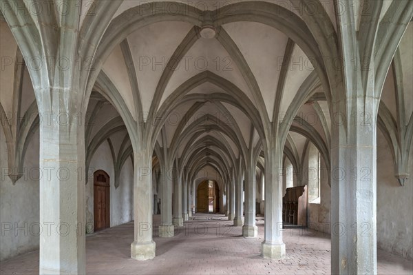 Three-nave crypt of the former monastery Kreuzthal-Maria Burghausen