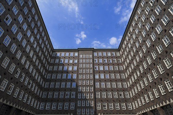 Courtyard of the Sprinkenhof traditional office building