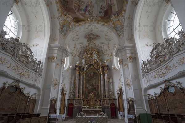 Chancel of the late Baroque monastery church