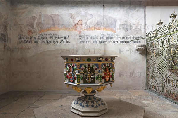 Font in baptistry