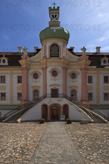 Cistercian abbey monastery Stift St. Marienthal on the Neisse