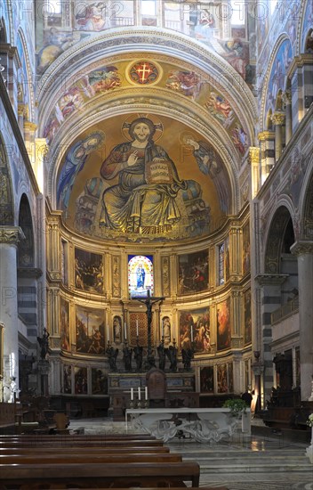 Mosaic of Christ Pantocrator in the apse