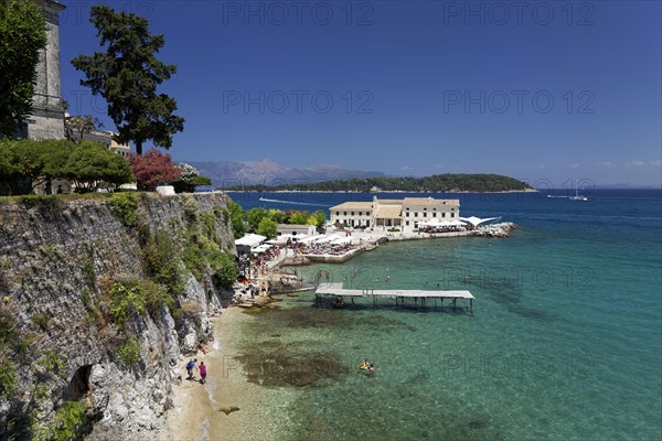 Faliraki bath with En Plo cafe and restaurant