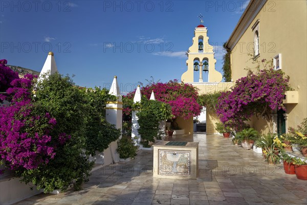 Courtyard with fountain