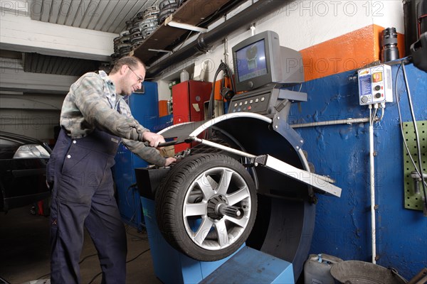 Tire repair shop