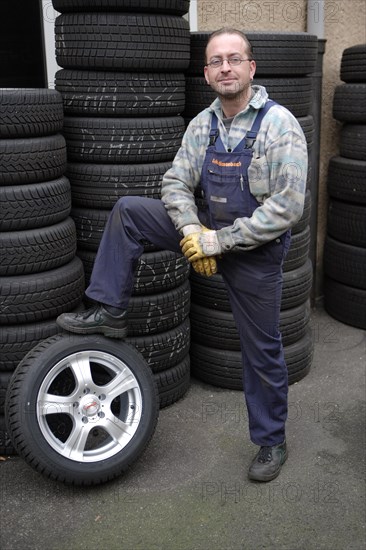 Tire repair shop