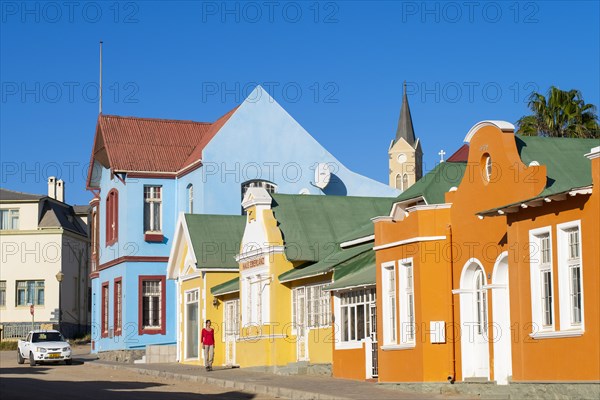 Colourful houses from German colonial times