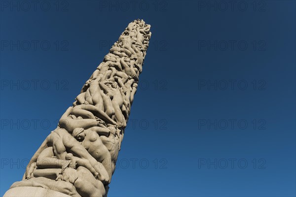 Granite human monolith by Gustav Vigeland