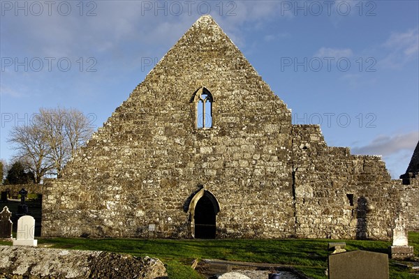 Auler Abbey and Grave Headstones