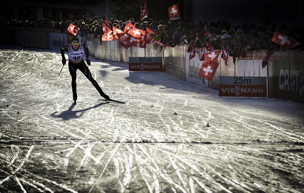 Cross-country skiers Dario Cologna