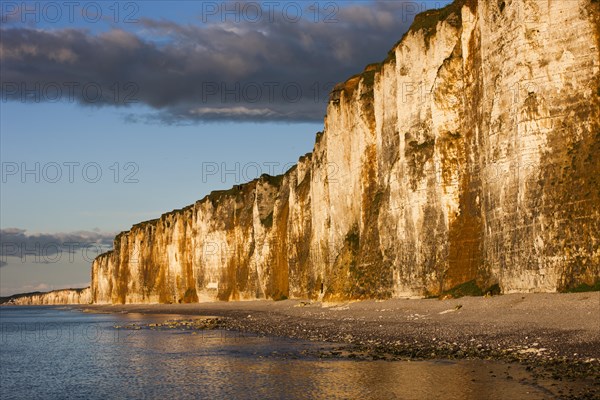 Chalk cliffs on the coast near Saint-Valery-en-Caux