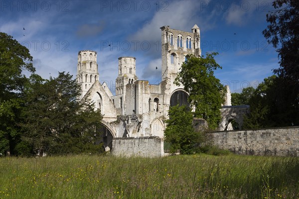 Jumieges Abbey ruins