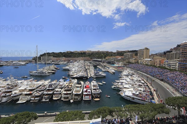 View of Port Hercule during the Formula 1 Grand Prix 2015
