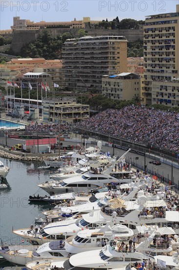 View of Port Hercule during the Formula 1 Grand Prix 2015