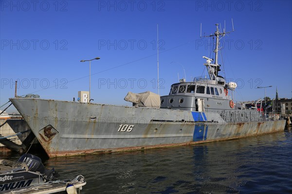 Coast guard ship Maru PVL-106 in the Port Museum