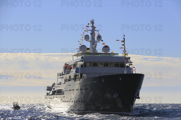 Prince Albert II of Monaco arriving on board yacht Yersi foropening of Monaco Yacht Show 2015