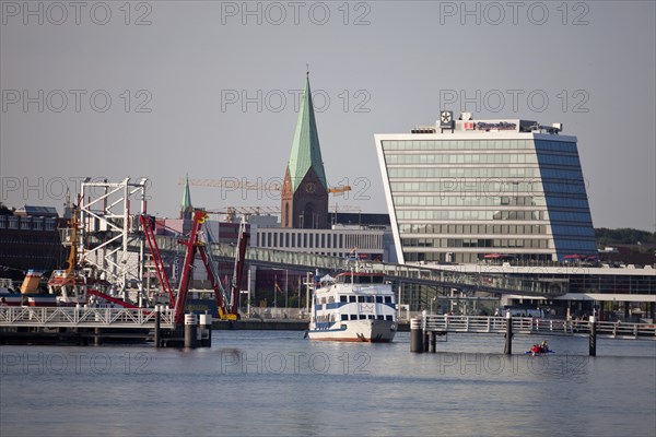 Cityscape with Kiel Fjord