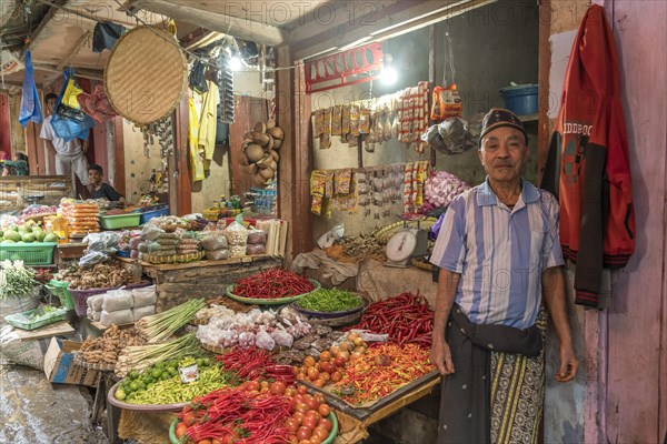 Vegetables in the market in Ruteng