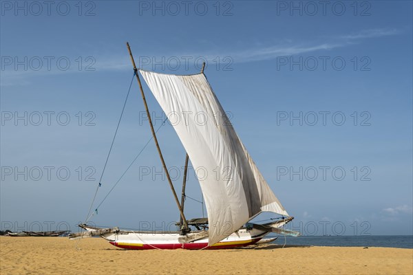 Traditional catamaran fishing boat