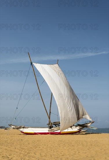 Traditional catamaran fishing boat