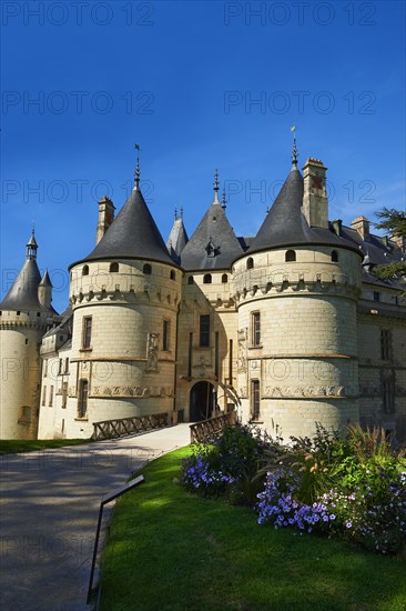 15th century castle Chateau de Chaumont