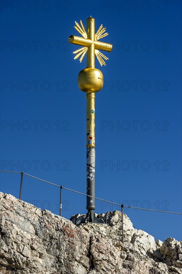 Gilded summit cross