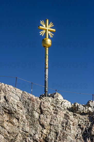 Gilded summit cross