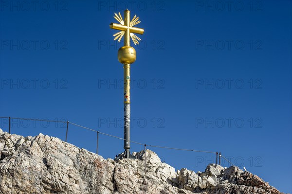 Gilded summit cross