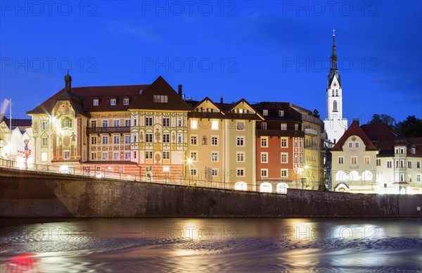 Historic centre at dusk