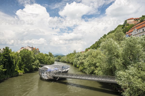 Murinsel island in Graz