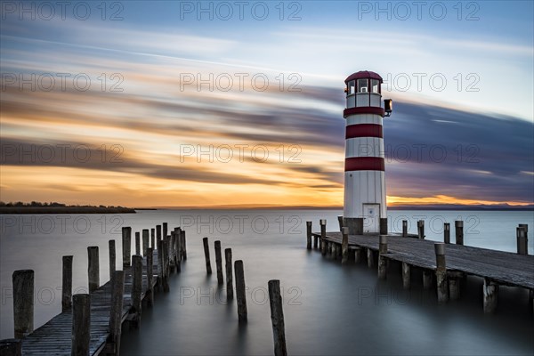 Lighthouse at sunset