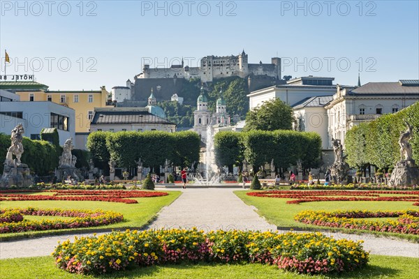 Hohensalzburg Castle and Mirabell Gardens