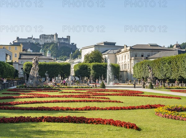 Hohensalzburg Castle and Mirabell Gardens