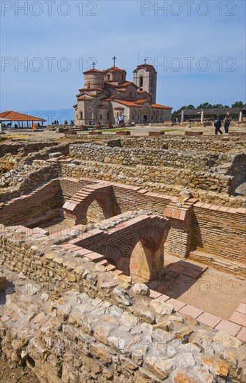 Excavations at the church of St. Clement and St. Panteleimon