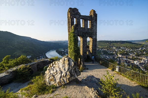 The ruins of Grevenburg castle overlooking Traben-Trarbach