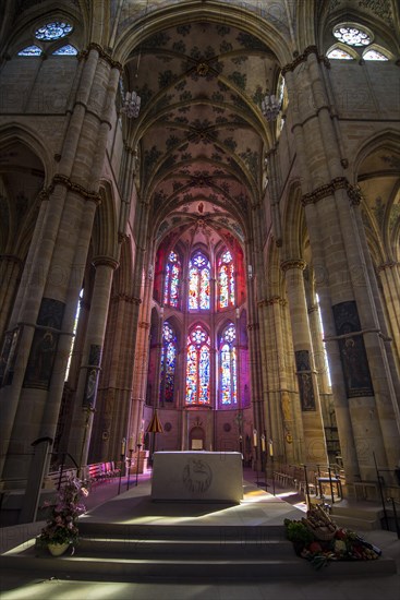 Stained glass in the Cathedral of Trier