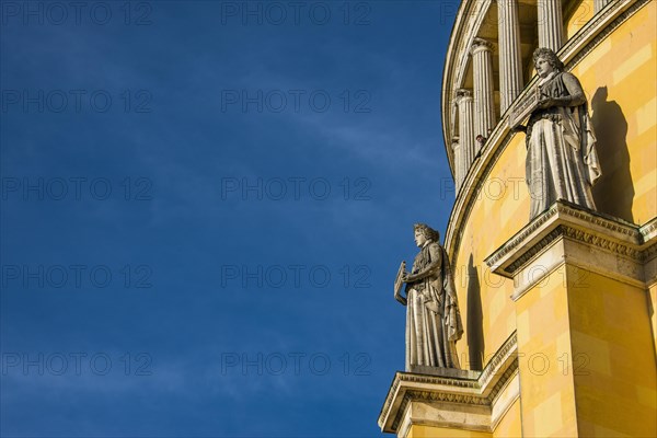 Statues on top of Befreiungshalle or Hall of Liberation