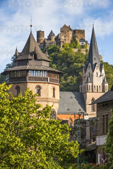 Kaub below Burg Gutenfels Castle