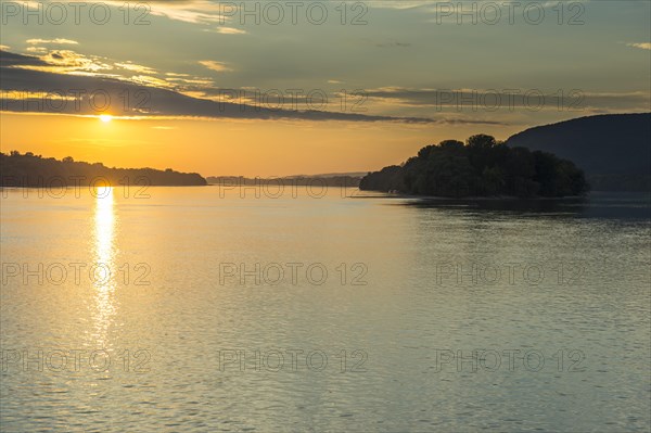 Sunset over the Danube