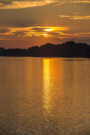 Sunset over the Danube