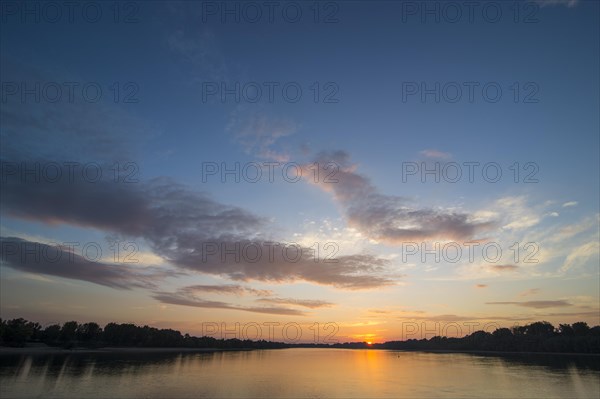 Sunset over the Danube