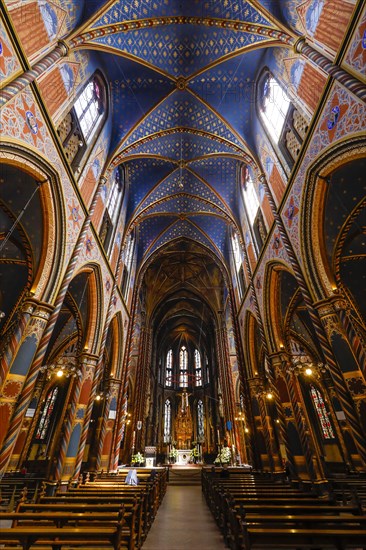 Interior view of the Basilica of St Mary