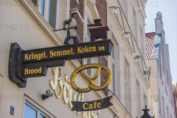 Signboard at a bakery