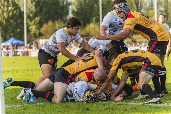 La Rochelle scoring try