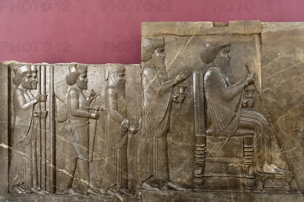 Ancient treasure house relief of the Achaemenids